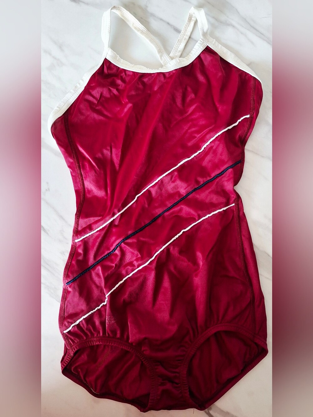 🇨🇦 Vintage 90s Speedo One Piece Youth Swimsuit Made in Canada (14)